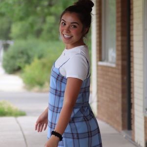 Rare Guess Plaid Slip Dress